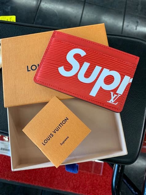 louis vuitton supreme card case|louis vuitton card deck.